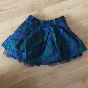 Janie and Jack Silk Tulle Holiday Skirt.